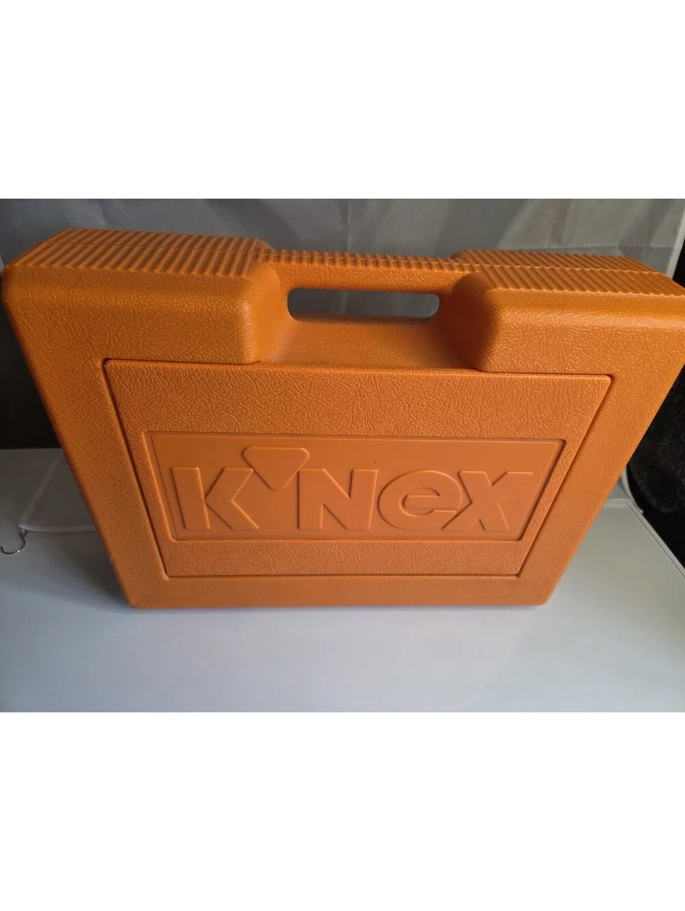 K'Nex Orange Carrying Case & Loose Pieces -- UNCOUNTED SC1